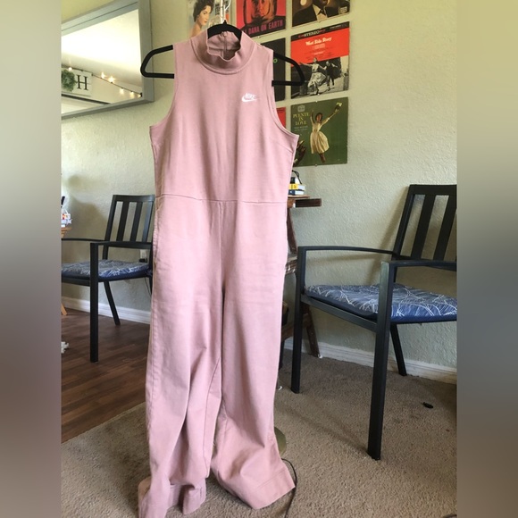 Nike Tan Hight Crew Neck Jumpsuit - Picture 2 of 3